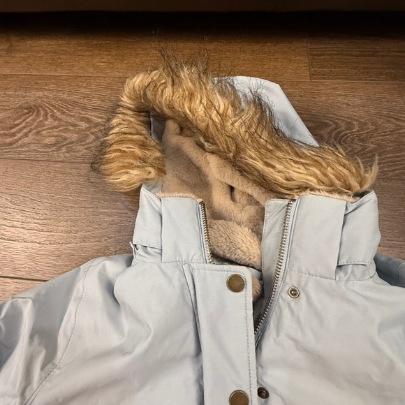 Boden Women's Dunbar Waterproof Parka Hooded Lined Insulated Outdoor Size 8 Blue - Picture 11 of 16